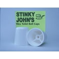 thumbnail image 2 of No Cut Toilet Bolt Cap Replacements (5/16 inch bolt thread) white, 2 pack, 2 of 5