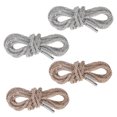 thumbnail image 1 of Uxcell 2-Pares Cordones de Rhinestone 63" Cuerdas de Cristal para Zapatillas Blancas, Champagne, 1 of 1