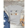 thumbnail image 5 of ZXSXSY Cute Cat Shirts for Women Graphic Tee Crew Neck Short Sleeve T-Shirts, 5 of 7