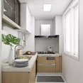 thumbnail image 5 of 4 Pieces Grille Cover, Cupboard Vents Fridge Vent Louvred Wall Vent Grille,Black 80 x 250mm, 5 of 5