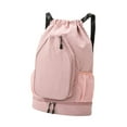 thumbnail image 4 of koolsoo Badminton Racket Bag Decor Basketball Bag for Camping Gym Outdoor Activities Pink, 4 of 9