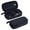 Black, variant on Four Candies Pencil Case,Large Capacity Pencil Pouch—Portable Marker Holder Bag for Home & Office, Soft Supply Organizer (Black)