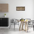 thumbnail image 2 of Stupell Industries Rustic Give Me Coffee Food & Beverage Painting Gray Floater Framed Canvas Art Print Wall Art, 25 x 11, 2 of 9