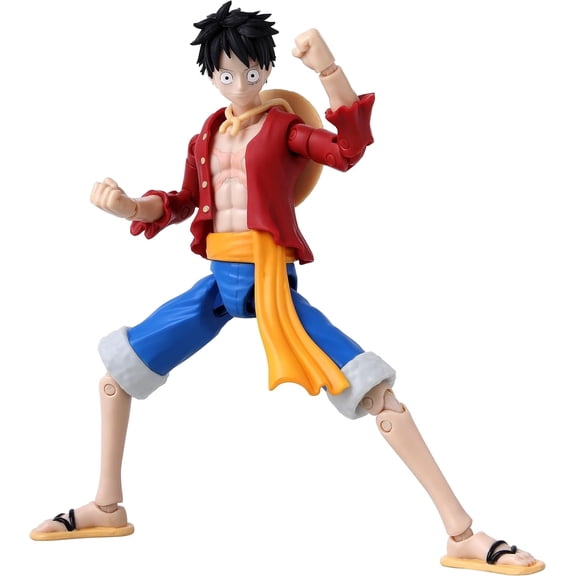 Open Box Anime Heroes - One Piece - Monkey D. Luffy Renewal Version, 6.5" Action Figure