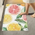 thumbnail image 2 of Yayeee Bath Rug for Bathroom Floor Non Slip Contour Fluffy Soft Absorbent Mat, 20"x24", Candy Grapefruit, 2 of 7