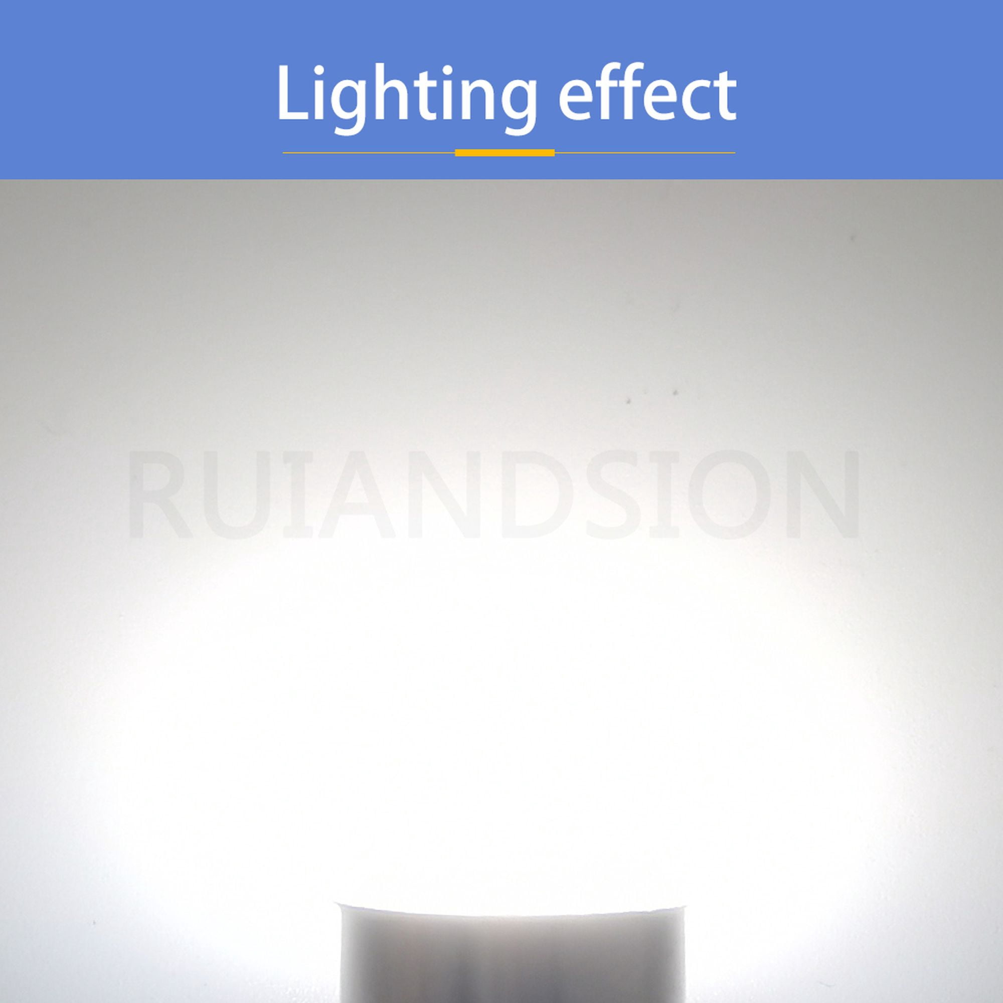 Ruiandsion E12 LED Bulb, 1W 110V 100LM 6000K Daylight White for Appliance Night Light , Replacement,10-Pack