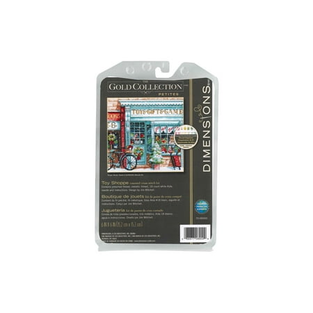 UPC: 0088677089009 | Dimensions Cross Stitch Kit 6×6  Toy Shoppe