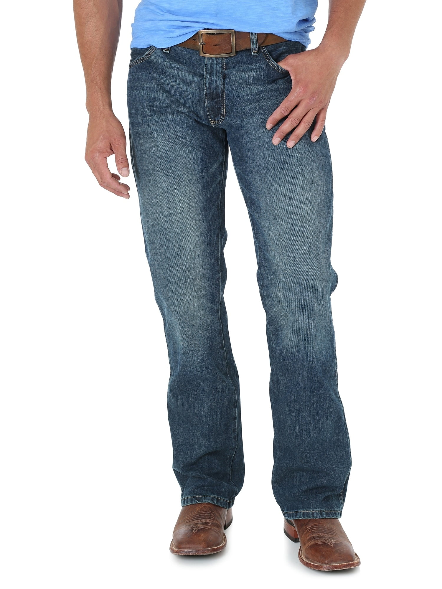 mens low rise slim fit bootcut jeans