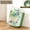 Green, variant on Gallickan Divided Handle Lunch Box, Travel Portable Picnic Box, Fruit Salad Container with Cutlery and Soup Bowl, Leakproof Silicone Seal, Blue