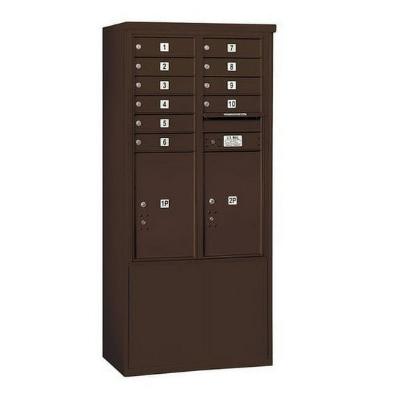 Salsbury Industries Freestanding USPS 13 Door Front Load 4C Horizontal Mail Center
