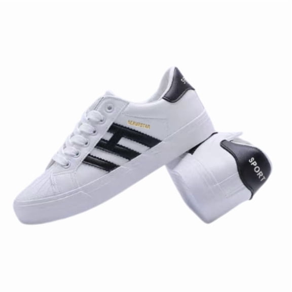 CHICVOMEY Sneakers for Women Couple Trendy Round Toe Low Top Lightweight Comfy Anti-Slip Mens Sneakers for Daily Outing School Weekend Walking