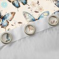 thumbnail image 4 of Castle Fairy Flying Butterflies Blackout Curtains Set of 2 (52x84 Each) for Children Women Girls,Vintage Flower Window Curtains,Watercolor Gradient Curtains and Drapes,Super Cozy Room Decor, 4 of 6