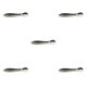 thumbnail image 2 of Toystoory 10 piezas de señuelos de pesca falsos elásticos de agua dulce cebo artificial atracción reutilizable Swimbaits aparejos portátiles tipo 9 Tapez 9 5piezas, 2 of 6