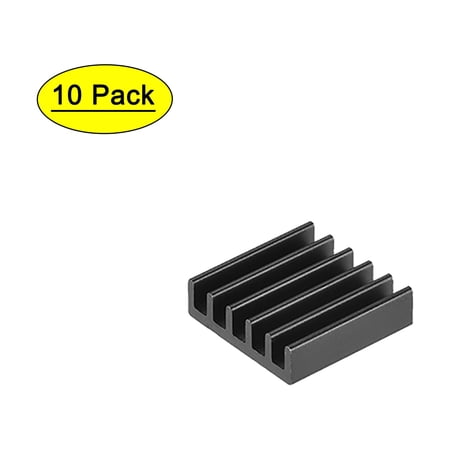Electronics Cooler Heatsink for MOS GPU IC Chip Black 14 x 14 x 4 mm 10PCS price history on PriceWatchPro
