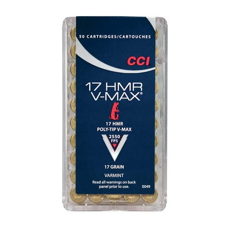 Cci Ammunition Cci 17hmr 17gr V-max