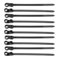 thumbnail image 5 of 10x s Wire Tie Wraps with Screw Hole Mount Flexible Durable Small s Ties for Cable and Wire Assembly Garden 0.48cmx20cm, 5 of 10