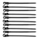 thumbnail image 5 of 10 bridas para cables con cremallera y orificio para tornillos, accesorio con ojal redondo, tamaño pequeño 048 cm x 20 cm, 5 of 9