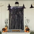 thumbnail image 6 of Ruhiku GW 2 Pcs Halloween Door Curtain Decorations, 78.74X39.37 Inch Black Creepy Doorway Curtain - Scary Spooky Curtain Cloth for Halloween Party Haunted House Decoration, 6 of 6
