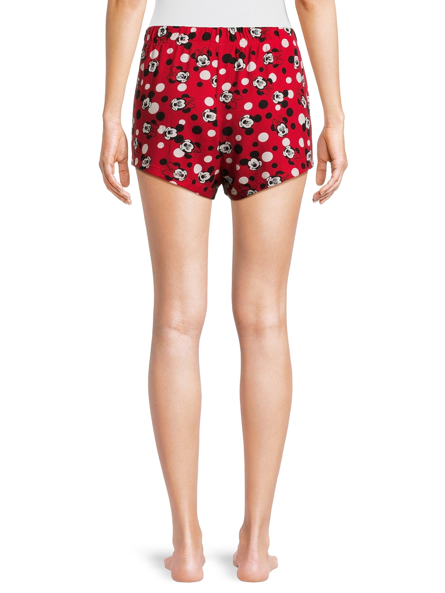 Disney Women's Mickey and Minnie Mouse Print Sleep Shorts, 2-Pack, Sizes XS-3X