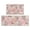 Pioneer Flower Floral-1, variant on Pioneer Flower Floral Print Pattern Kitchen Rugs Sets Of 2, Anti Fatigue Non Slip Washable Floor Mats for Kitchen Sink Laundry, 17X30 Inch   17X47 Inch