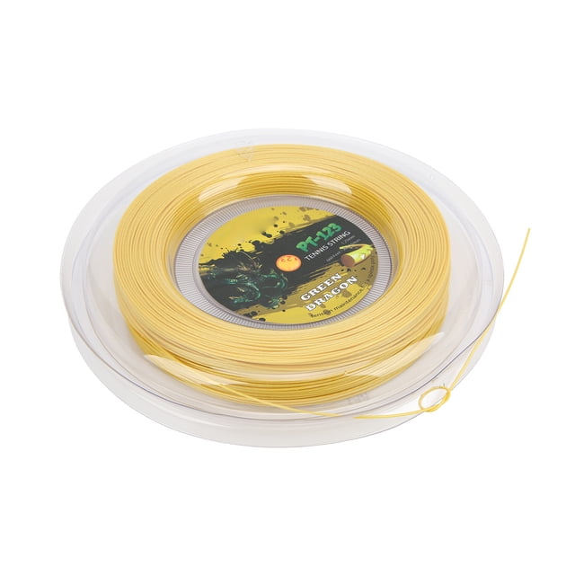 String de tennis, 200m Double Ribbed Design Polyester Tennis Racquet String 1,25 mm Diamètre de fil pour amateur, formation quotidienne