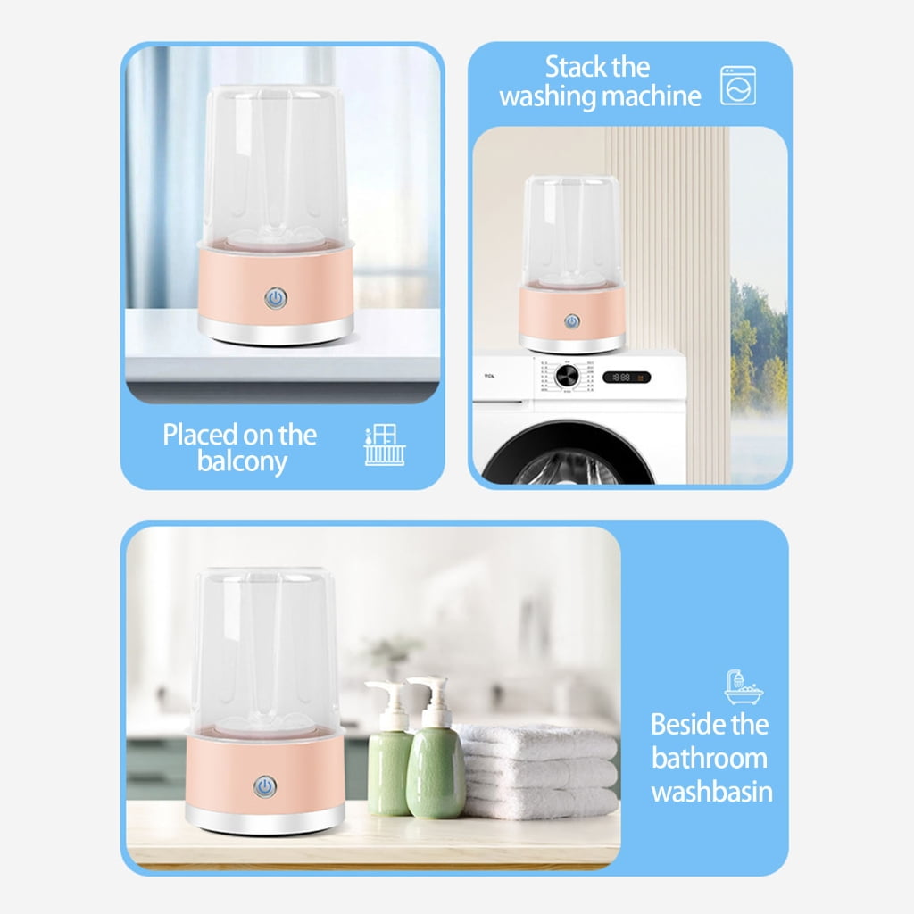 Portable Washing Machine Small Washer Deeply Small Laundry Socks Underwear Baby Clothes Washer