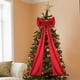 thumbnail image 5 of Lazo Para La Punta Del Árbol De Navidad. Lazos Grandes De Satén Para La Punta Del Árbol De Navidad. Decoraciones Navideñas. Lazos Para Coronas Navideñas Para El Hogar, Fiestas, Bodas, Coches Y Decor, 5 of 8