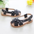 thumbnail image 4 of oqasdz Girls Sandals for Children Flat Espadrilles Lightweight Beach Play Shoes with Comfortable Sole Versatile Casual Summer, 4 of 4