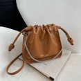 thumbnail image 1 of Bolso de cubo sencillo para mujer, bolso de hombro con cordón de moda, bolso de mensajero retro informal, 1 of 6