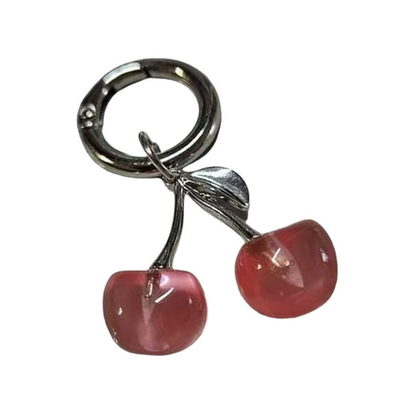 lixuesong Cherrys Keychain Pendant Lovely Sturdy Alloy Charm for Bags and Car Fashionable Accessory for Trendsetters Outfits