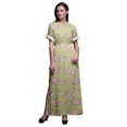 thumbnail image 1 of Bimba Robe Longue en Rayonne Rose & Renoncule Florale pour Femmes Boho Plage Cocktail Fête Robe Fendue maxi-Petite, 1 of 1