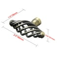 thumbnail image 4 of Utopia Alley Aire Cabinet Ring Pull Knob - Decorative Cabinet Drop Pull Knobs for Cabinets and Drawers - Vintage Cabinet Hardware with Hand Finished Antique Brass - Metal Drawer Pull Knobs 2.4", 4 of 6