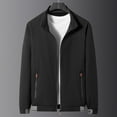 thumbnail image 2 of Vedolay Jacket Coat Casual Hooded Full Zipper Active Jacket Black,5XL, 2 of 5