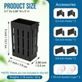 thumbnail image 4 of Upgraded Aquarium Plant Holder with Hooks and Suction Cups for Fish Tank Aquaponic Plant Cultivation and Aquascape Decorations (Black), 4 of 10