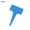 Blue, variant on Ludlz New 50Pcs Plastic Waterproof Plant Nursery Garden Labels T-Type Tags Markers Plant Stakes Re-Usable Plant Labels,T Shape Tags Markers Nursery Garden Flower Label Decoration