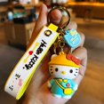thumbnail image 1 of New Anime Kawaii Sanrio Hello Kitty Keychain Pendant Holder Key Chain Car Keyring Mobile Phone Bag Hanging Jewelry Kids GiftsChina Gong Bohan LED, 1 of 2
