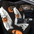 thumbnail image 2 of Uemuo Halloween Ghosts And Pumpkins Pattern Car Seat Covers for Front Seats Waterproof Seat Covers for Cars, Universal Auto Front Seats Protector Fits for Car-2 PCS, 2 of 6