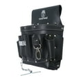 thumbnail image 4 of 10-Pocket Black Leather Electrician Tool Pouch Full Grain Leather Tool Bag Apron Tool Organizer Utility Pouches Durable Leather Pouch for Constructions Carpenter, 4 of 4
