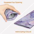 thumbnail image 2 of Funda para gafas Fintie Lila Marble, piel vegana con tela, 2 of 6