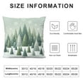 thumbnail image 5 of GOSMITH Christmas Throw Lumbar Pillow Cover Christmas Trees Snowflake Decorations Farmhouse Decorative White Cushion Case Decor for Home Sofa Couch, 5 of 5
