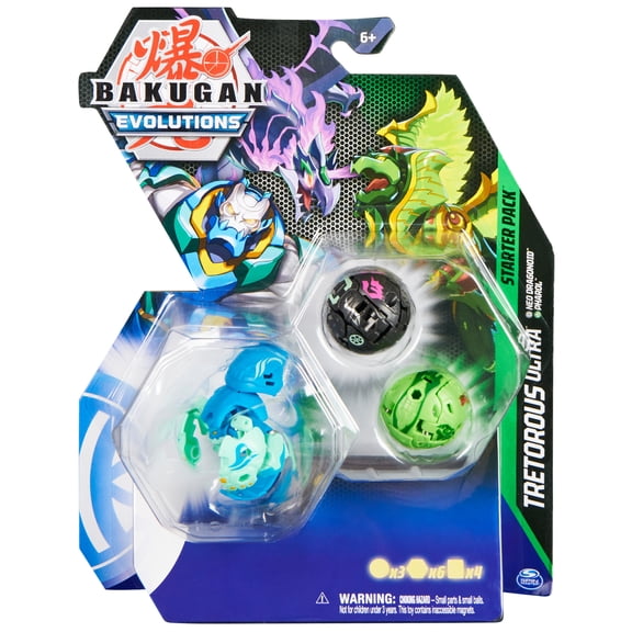 Bakugan Evolutions Starter Pack 3-Pack, Tretorous Ultra