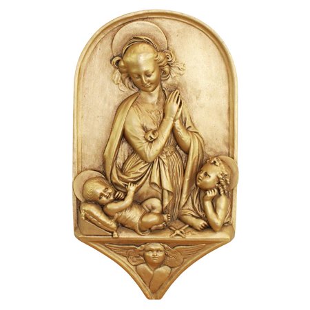 Madonna and Child with the Infant St. John the Baptist Wall Sculpture