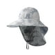 thumbnail image 2 of Sombrero de cubo de Gorras de pesca Ligero Correa ajustable Casual Cómodo Sombrero para el sol Visera para escalada Deportes Senderismo Camuflaje gris estilo C, 2 of 9