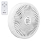 thumbnail image 2 of Ventilador de camping Control remoto portátil Carga USB Tres velocidades Viento Montado en la pared Mini pequeño ventilador de techo eléctrico Blanco, 2 of 10