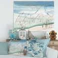 thumbnail image 2 of Designart ' Crane Birds Flying Over Snowy Montain ' Traditional Canvas Wall Art Print, 2 of 4