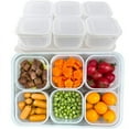 thumbnail image 1 of Food Storage Container with Lid Plastic Food Container for Storage Room Organization and Storage Can Be Reused.,1 x 6 x small box,White, 1 of 7