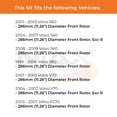 thumbnail image 2 of Max Advanced Brakes - Brake Kit for 2004-2009 Volvo S60 1999-2006 S80 2001-2007 V70 2003-2007 XC70 Front and Rear Replacement Disc Brake Rotors and Ceramic Brake Pads, 2 of 9