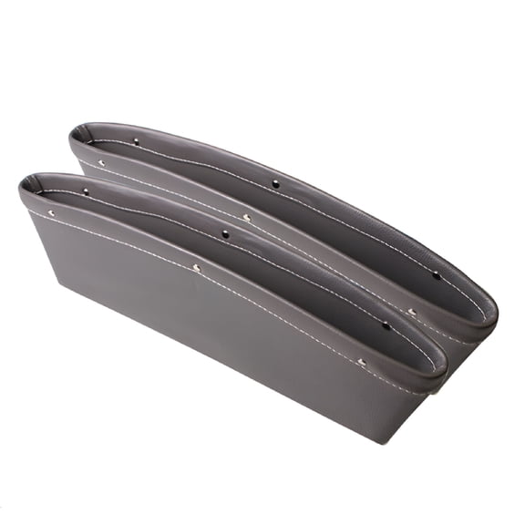 LADYGYM Car Seat Gap Filler Organizer Drop Catcher Pocket Between Seat and Console (Grey)