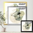 thumbnail image 4 of Designart 'Abstract Landscape Of Mountains Tree and Moon' Mid-Century Modern Framed Art Print, 4 of 4