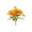 Orange, variant on Fall Harvest Artificial Flower Bouquet Bundle, Realistic Autumn Faux Floral Arrangement, Decorative Fake Flowers for Home Vase Table Centerpiece Mantel Living Room Farmhouse Decoration, White